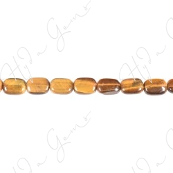 Tiger Eye Flat Rectangle Beads