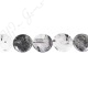 Black Rutile Quartz Coin Beads