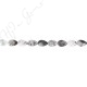 Black Rutile Quartz Pear Beads