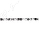 Black Rutile Quartz Flat Square Beads