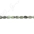 Green Rutlie Quartz Flat Oval Beads