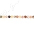 Multi Rutile Quartz Coin Beads