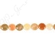 Multi Rutile Quartz Coin Beads