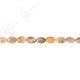 Multi Rutile Quartz Flat Oval Beads