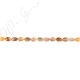 Multi Rutile Quartz Pear Beads