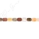 Multi Rutile Quartz Flat Rectangle Beads