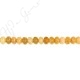 Yellow Quartz 6-Face Lattern Beads