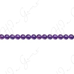 Amethyst Round Beads (2A)