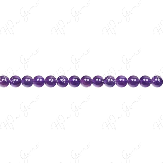 Amethyst Round Beads (2A)