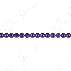 Amethyst Round Beads (3A)