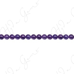 Amethyst Round Beads (AB)