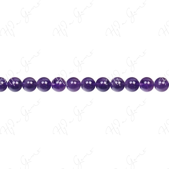 Amethyst Round Beads (AB)