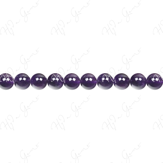 Amethyst Round Beads (AB)