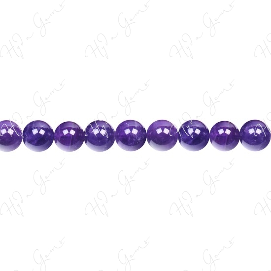 Amethyst Round Beads (AB)