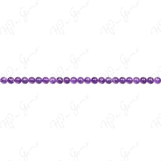 Amethyst Round Beads (AB)