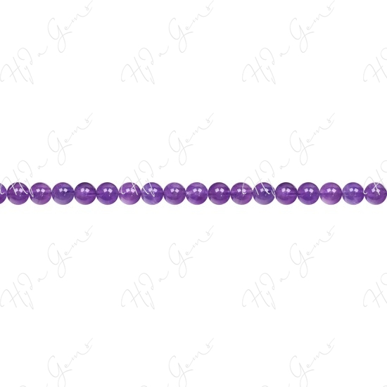 Amethyst Round Beads (AB)