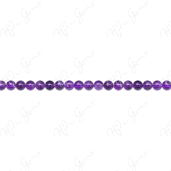 Amethyst Round Beads (AB1)