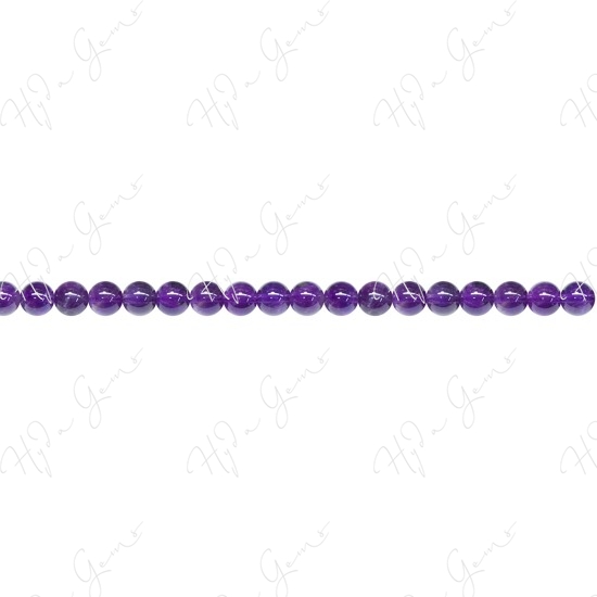 Amethyst Round Beads (AB2)