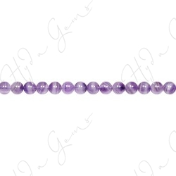  Amethyst Quartz Round Beads