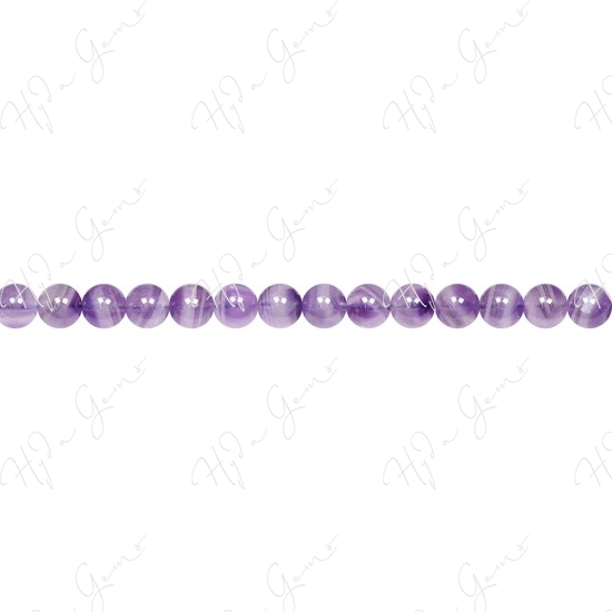  Amethyst Quartz Round Beads