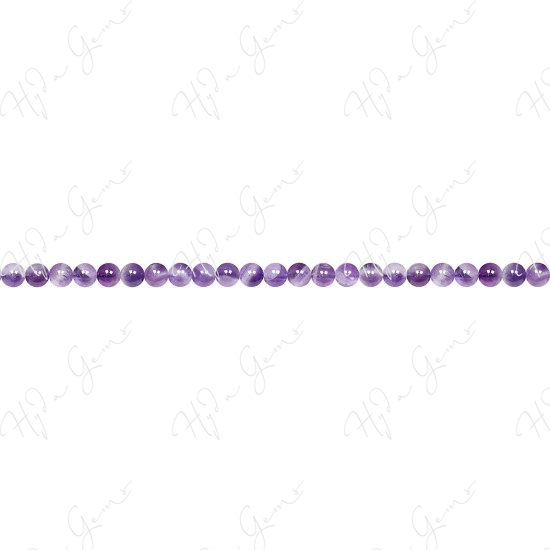  Amethyst Quartz Round Beads