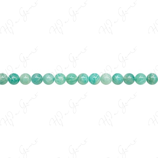 African Amazonite Multi-Color Round Beads