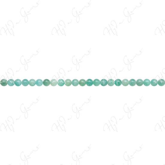 African Amazonite Multi-Color Round Beads