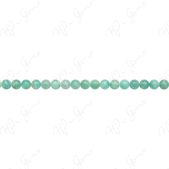 African Amazonite Multi-Color Round Beads