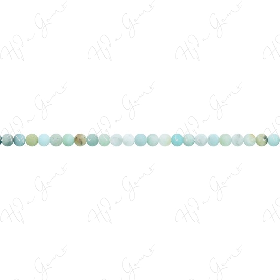 Matte Amazonite Multi-Color Round Beads