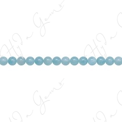 Aquamarine Round Beads (2A)