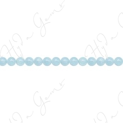 Aquamarine Round Beads (3A)