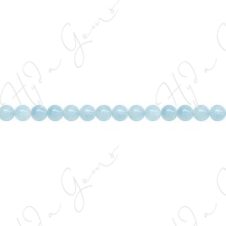 Aquamarine Round Beads (4A)