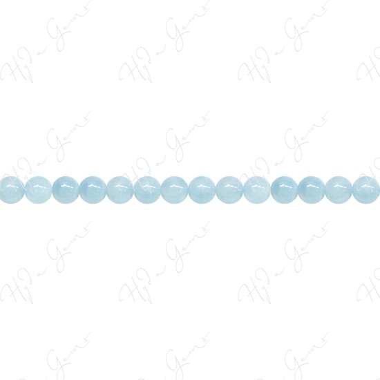 Aquamarine Round Beads (4A)