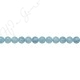 Aquamarine Round Beads (A)