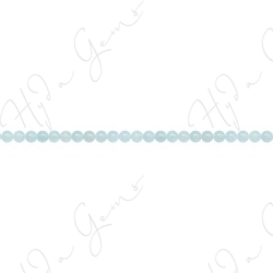 Aquamarine Round Beads (A-)