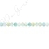 Aquamarine Multi-Color Round Beads (A1)