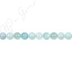 Aquamarine Multi-Color Round Beads (A)