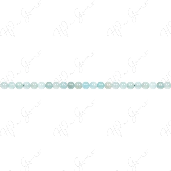 Aquamarine Multi-Color Round Beads (AB)