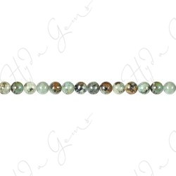 African Turquoise Round Beads