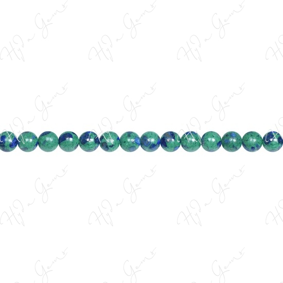 Azurite Round Beads