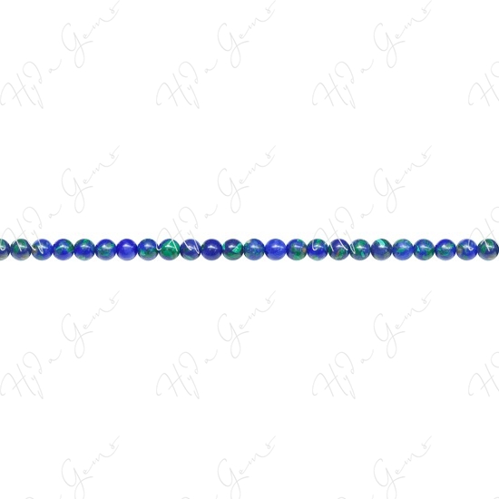 Azurite Round Beads