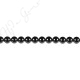 Black Crystal Round Beads