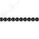 Black Crystal Round Beads