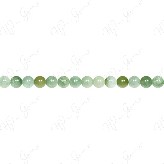 Burma Jade Multi-Color Round Beads (2A)