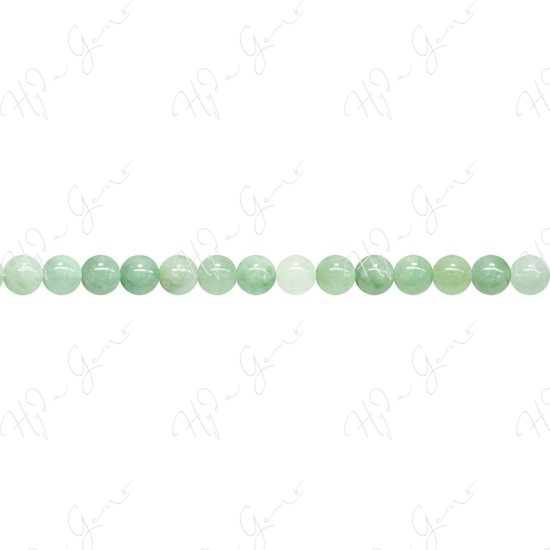 Burma Jade Multi-Color Round Beads