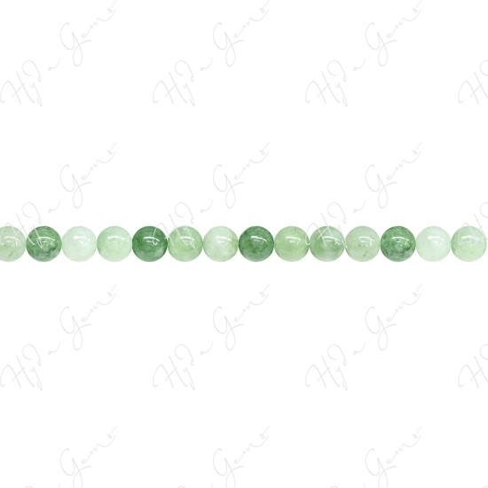 Burma Jade Multi-Color Round Beads (A)