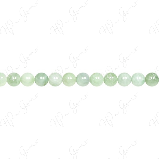 Burma Jade Multi-Color Round Beads (A)