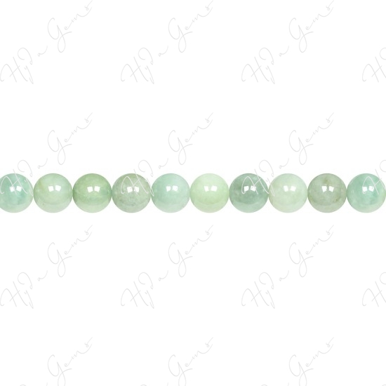 Burma Jade Multi-Color Round Beads (A)