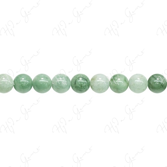 Burma Jade Multi-Color Round Beads (A)