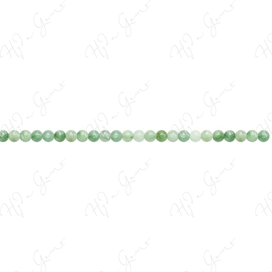 Burma Jade Multi-Color Round Beads (A)